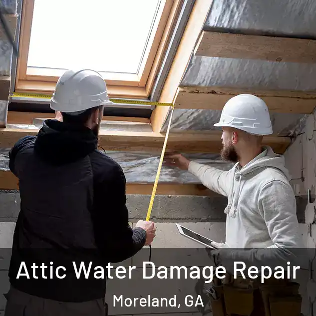  Attic Water Damage Repair Moreland, GA