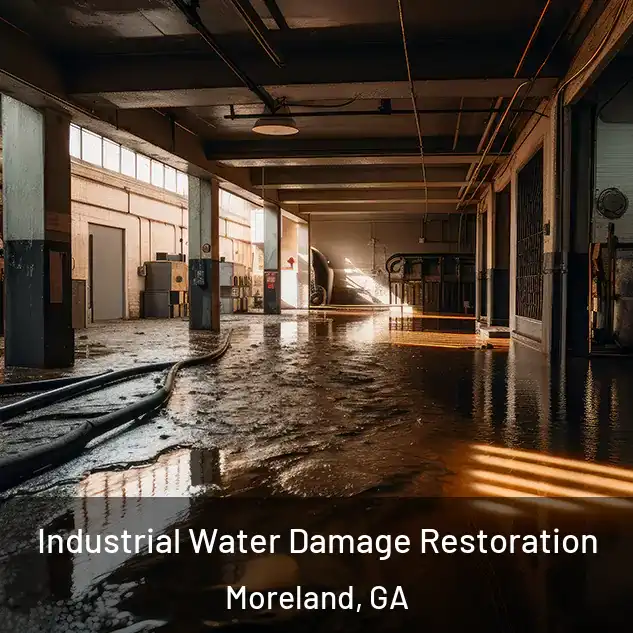  Industrial Water Damage Restoration Moreland, GA