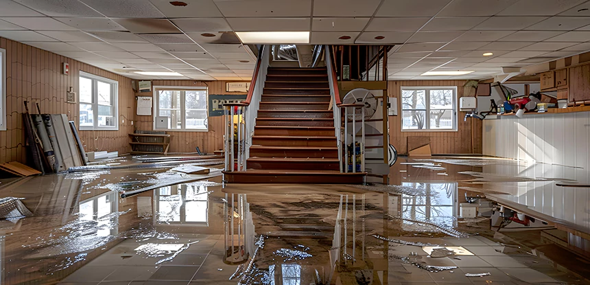 Professional Sewage Cleanup in Basement Services in Moreland, GA