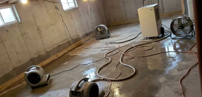 Large-Scale Water Damage Cleanup in Moreland