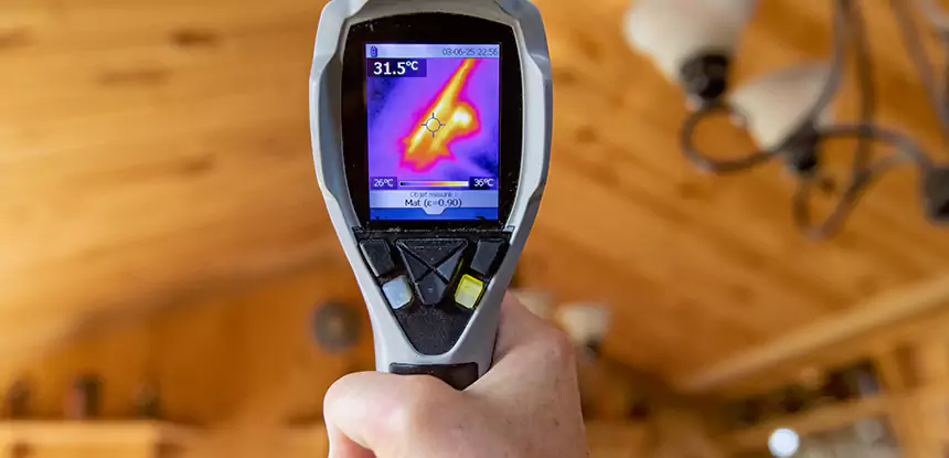 Infrared Camera Roof Leak Detection in Moreland