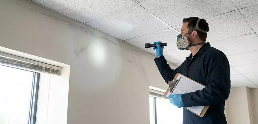 Ceiling Water Damage Inspection in Moreland