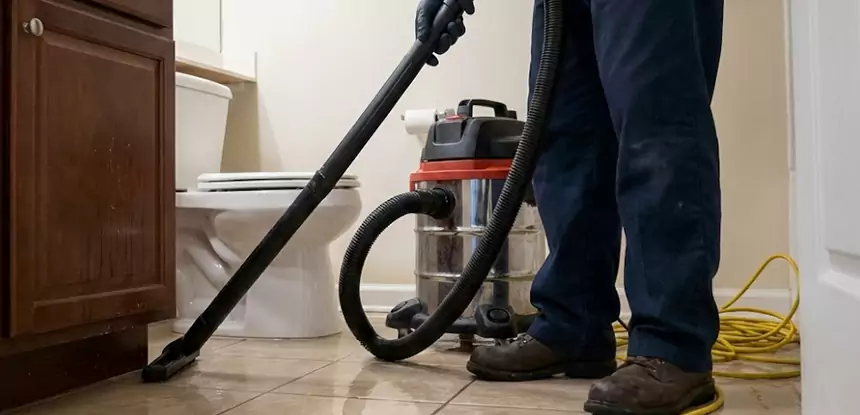 Fix Bathroom Floor Water Damage Moreland