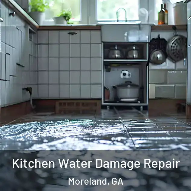  Kitchen Water Damage Repair Moreland, GA