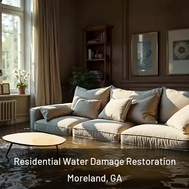  Residential Water Damage Restoration Moreland, GA